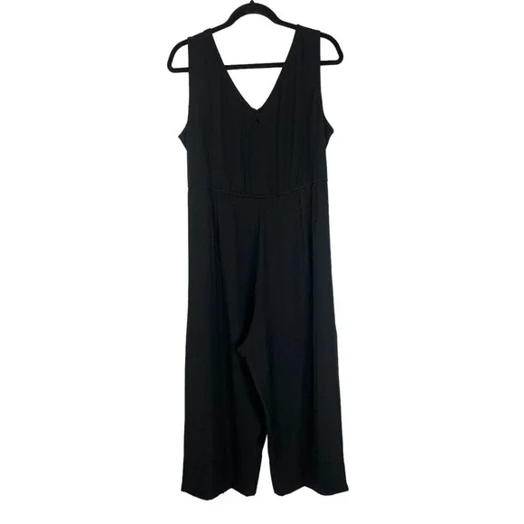 J. Jill Black Sleeveless Jumpsuit - Picture 3 of 12